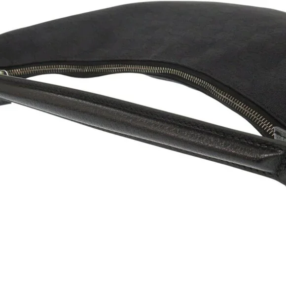 GUCCI Black Leather Shoulder Bag - Picture 7 of 9